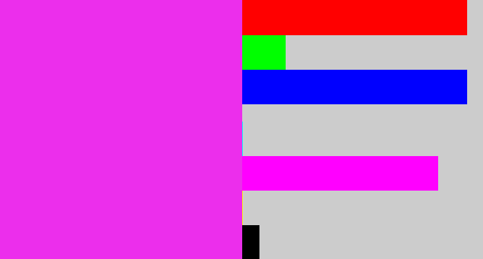 Hex color #ec2eec - pink/purple