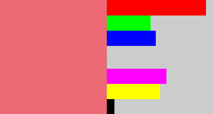 Hex color #ec6975 - pinkish