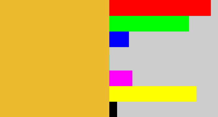 Hex color #ecbb2f - macaroni and cheese
