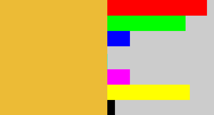 Hex color #ecbb36 - macaroni and cheese