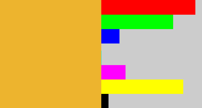 Hex color #edb42e - macaroni and cheese