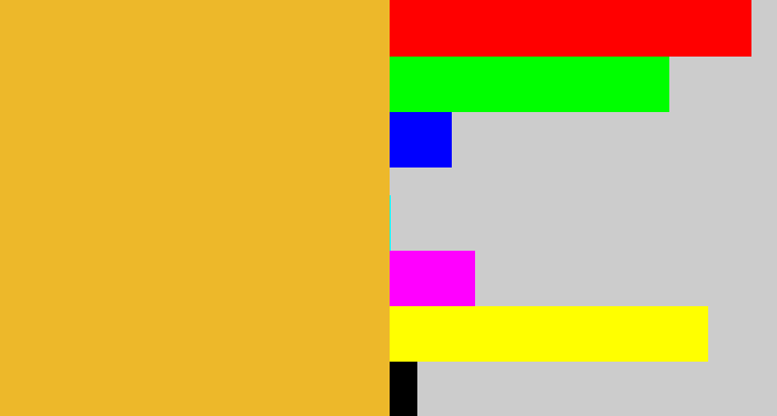 Hex color #edb82a - macaroni and cheese