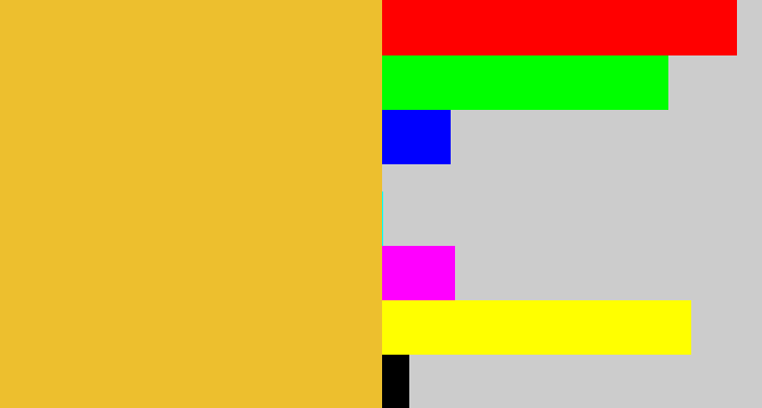 Hex color #edbf2e - macaroni and cheese