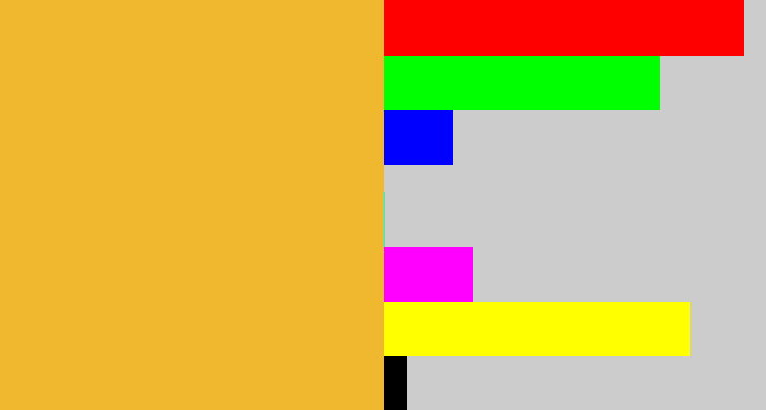 Hex color #efb82f - macaroni and cheese