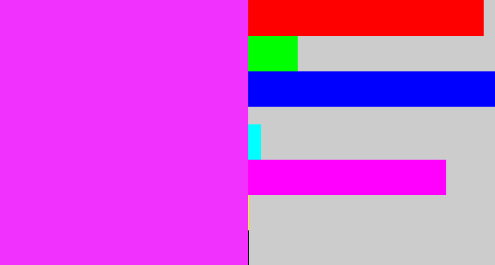 Hex color #f132ff - pink/purple
