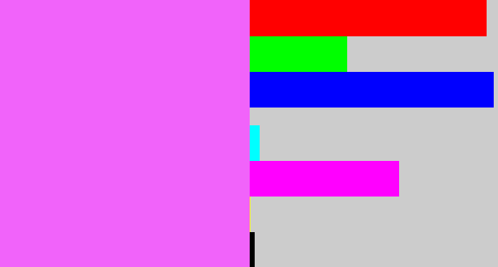 Hex color #f163fa - light magenta