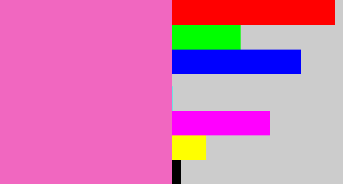 Hex color #f167c0 - bubblegum