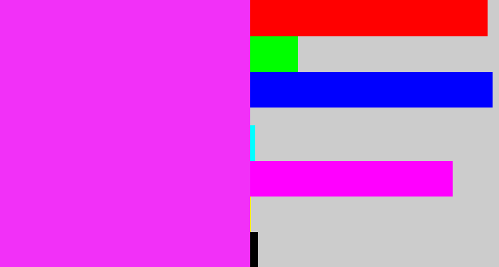 Hex color #f230f8 - pink/purple