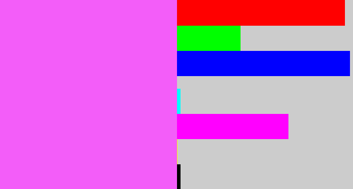 Hex color #f35df9 - light magenta