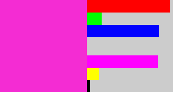 Hex color #f42cd3 - pink/purple