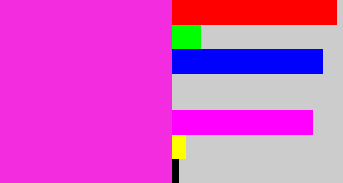 Hex color #f42ce0 - pink/purple