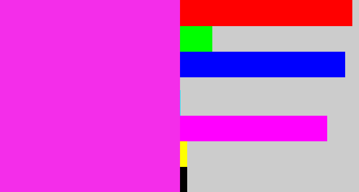 Hex color #f42dea - pink/purple