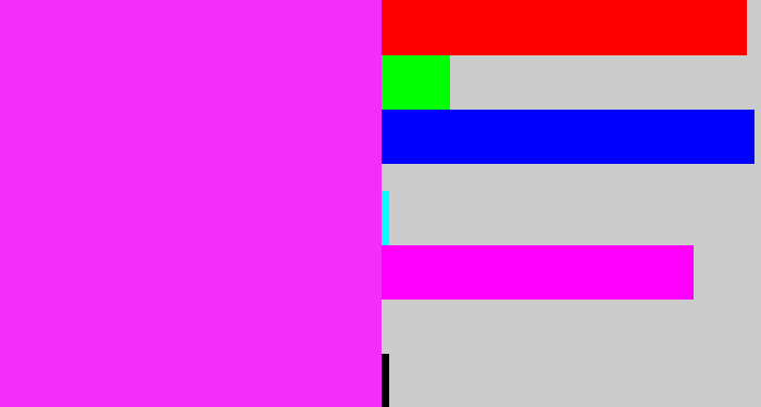 Hex color #f42dfa - pink/purple