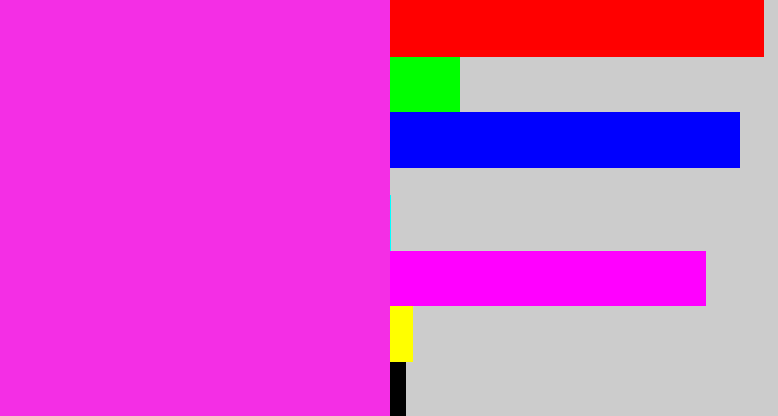Hex color #f42ee5 - pink/purple