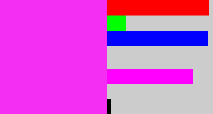Hex color #f42ef3 - pink/purple