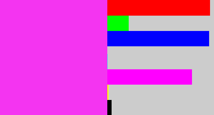 Hex color #f434f1 - pink/purple