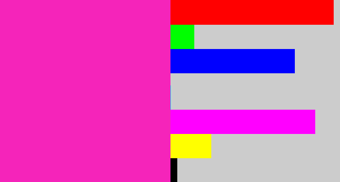 Hex color #f524ba - hot magenta