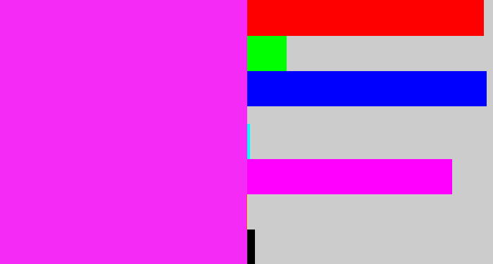 Hex color #f52af7 - pink/purple