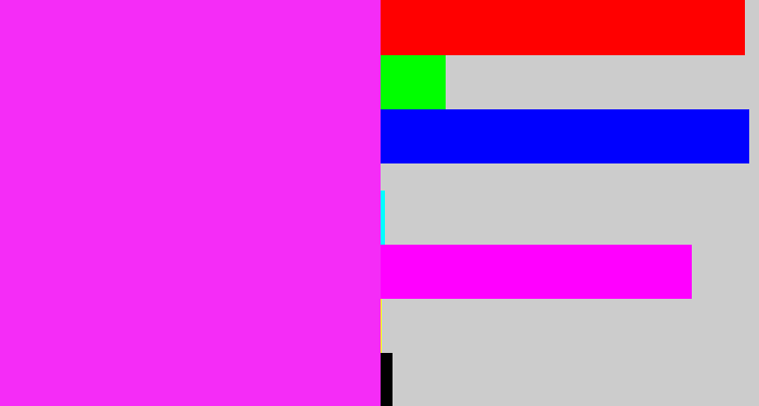 Hex color #f52cf7 - pink/purple