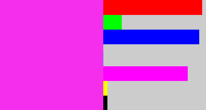 Hex color #f52dec - pink/purple