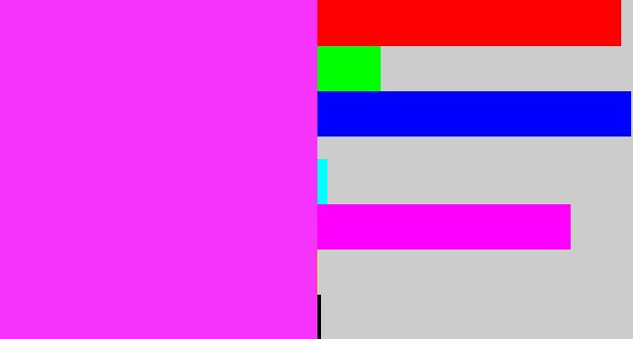 Hex color #f533fd - pink/purple