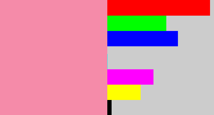 Hex color #f58ba9 - pinky