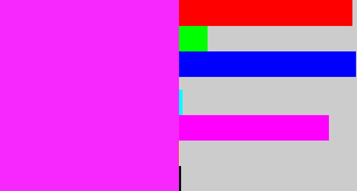 Hex color #f728fd - pink/purple