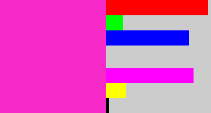 Hex color #f72ac9 - pink/purple