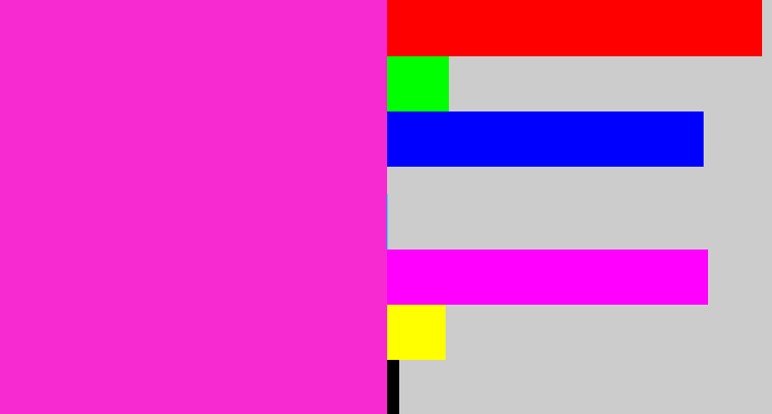 Hex color #f72ad1 - pink/purple