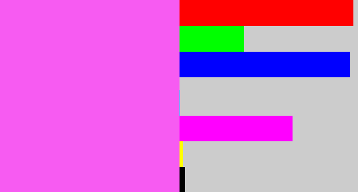 Hex color #f75bf2 - light magenta
