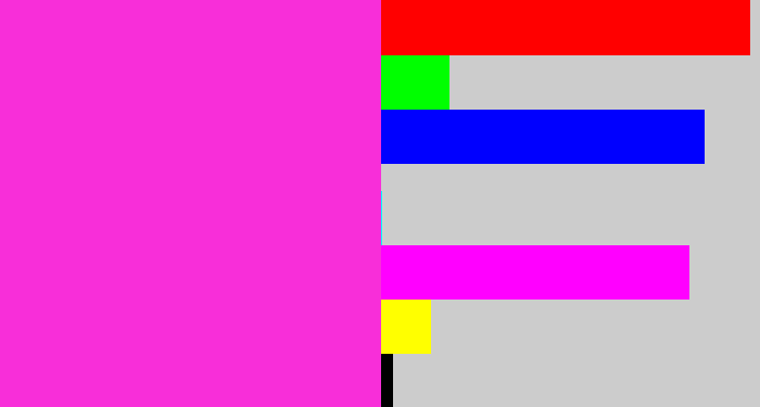 Hex color #f82ed9 - pink/purple