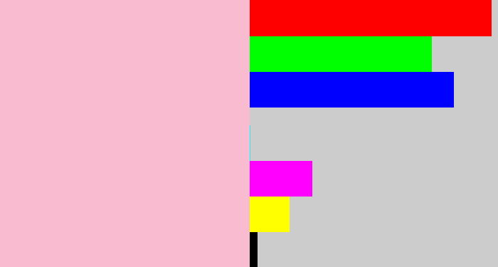Hex color #f8bbd0 - pastel pink