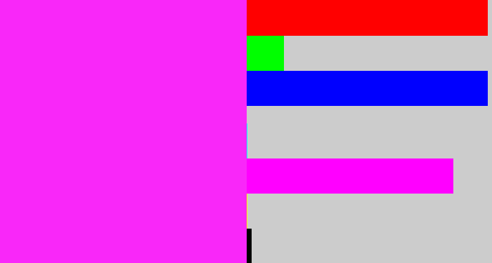 Hex color #f927f9 - pink/purple