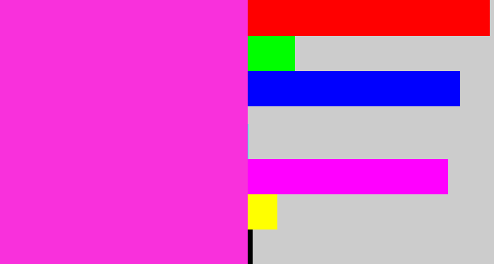 Hex color #f930dc - pink/purple