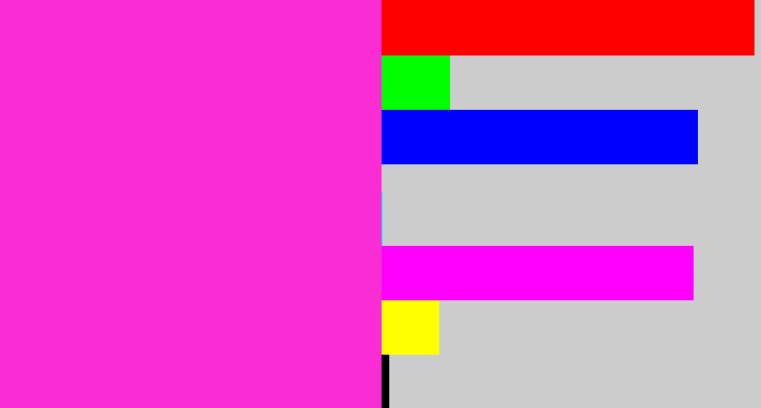Hex color #fa2dd4 - pink/purple