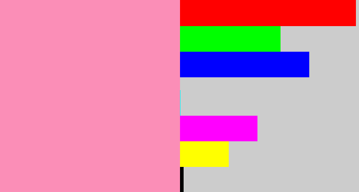 Hex color #fb8eb7 - pinky