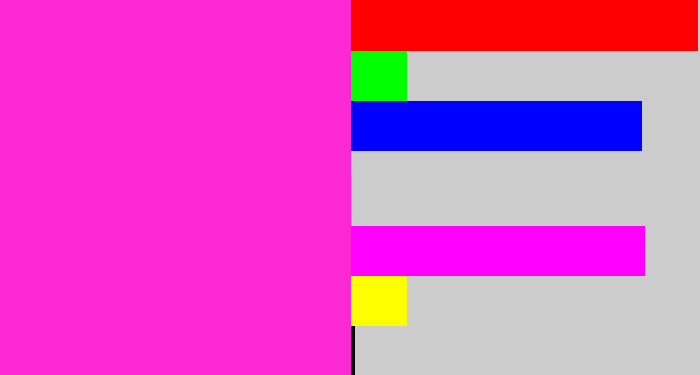 Hex color #fc28d3 - pink/purple