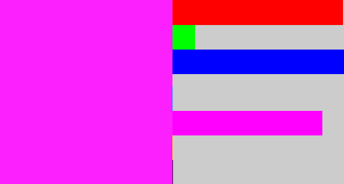 Hex color #fd20fe - pink/purple