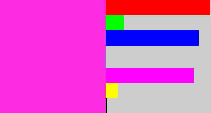 Hex color #fd2ce1 - pink/purple