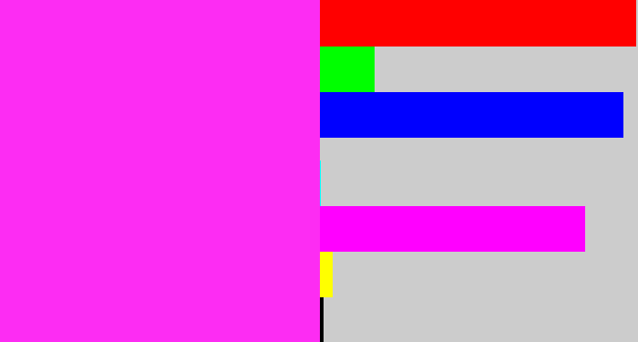 Hex color #fd2cf3 - pink/purple