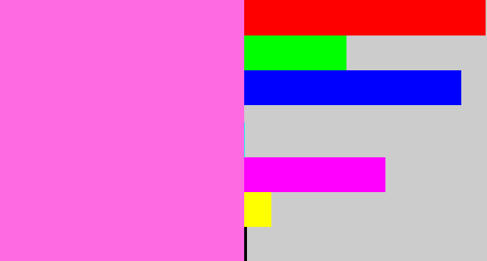 Hex color #fd6ae2 - candy pink