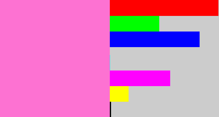 Hex color #fd72d2 - bubblegum pink