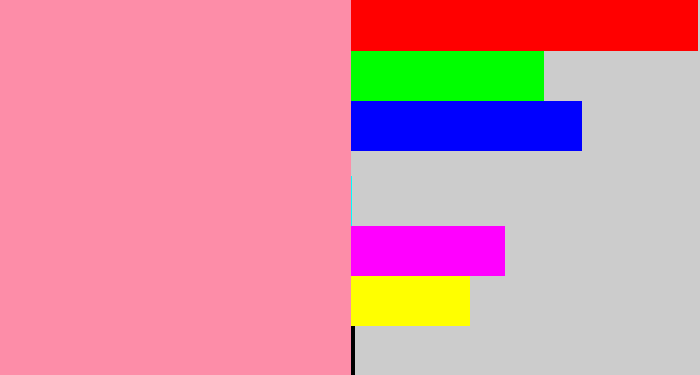 Hex color #fd8da8 - pinky