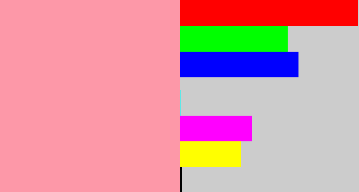 Hex color #fd98a8 - pinky