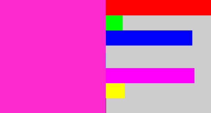 Hex color #ff29d1 - pink/purple