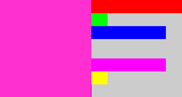Hex color #ff2fd0 - pink/purple
